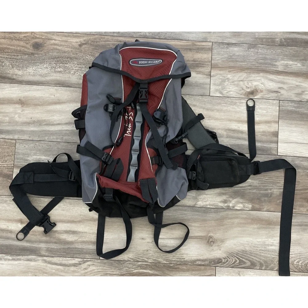 High Sierra Backpack‎ Trek 35+ Camping Hiking-